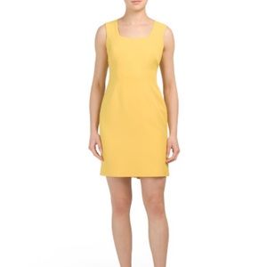 kasper yellow dress
